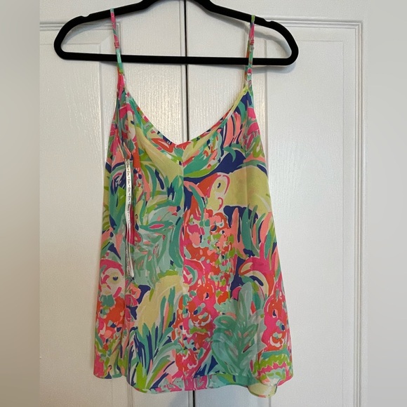 Lilly Pulitzer Zoe Top in Casa Banana (NWT) - Picture 2 of 10
